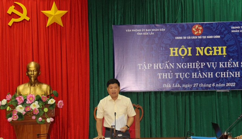 Tập huấn nghiệp vụ kiểm soát thủ tục hành chính 